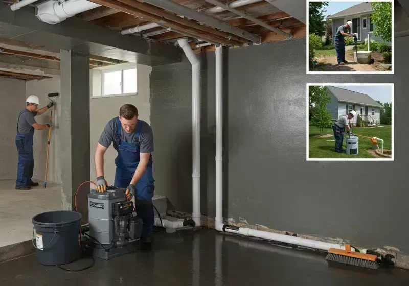 Basement Waterproofing and Flood Prevention process in La Plata, MO